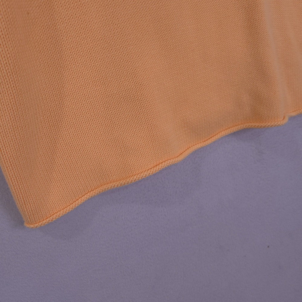 J Jill Sweater Womens Orange Small Long Sleeve Cropped Side Button Pullover - Picture 8 of 16